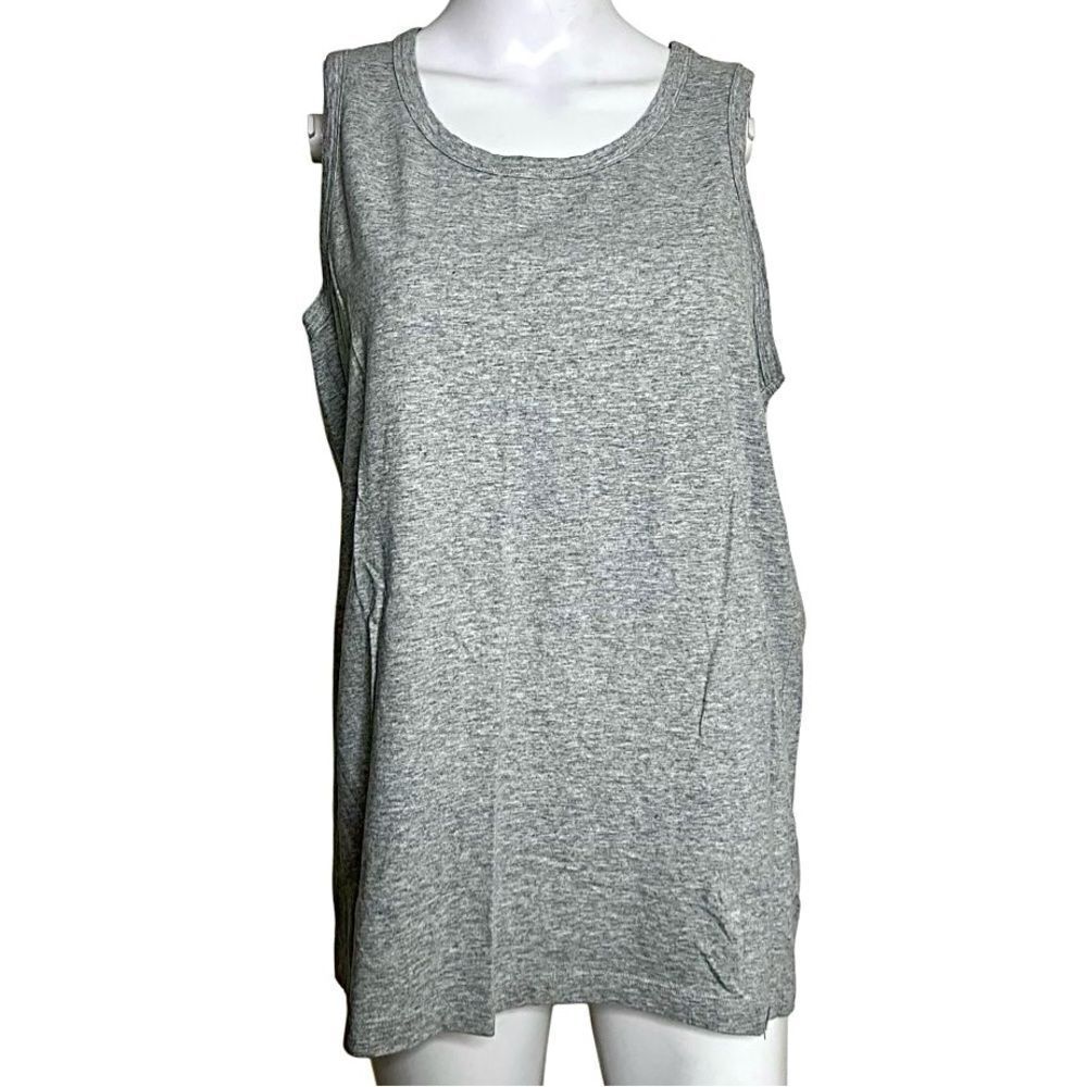 Gray Sleeveless Men's Top